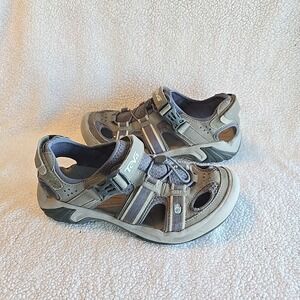 Teva 6154 Women's Omnium Waterproof Trail Hiking Sandals Gray Blue Size 9